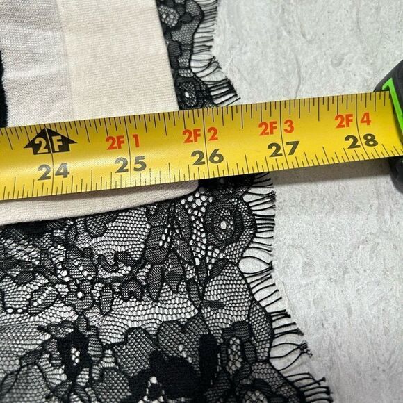 Neiman Marcus Women’s Cashmere Wool Silk Striped Open Front Lace Cardigan Size S - Picture 14 of 15